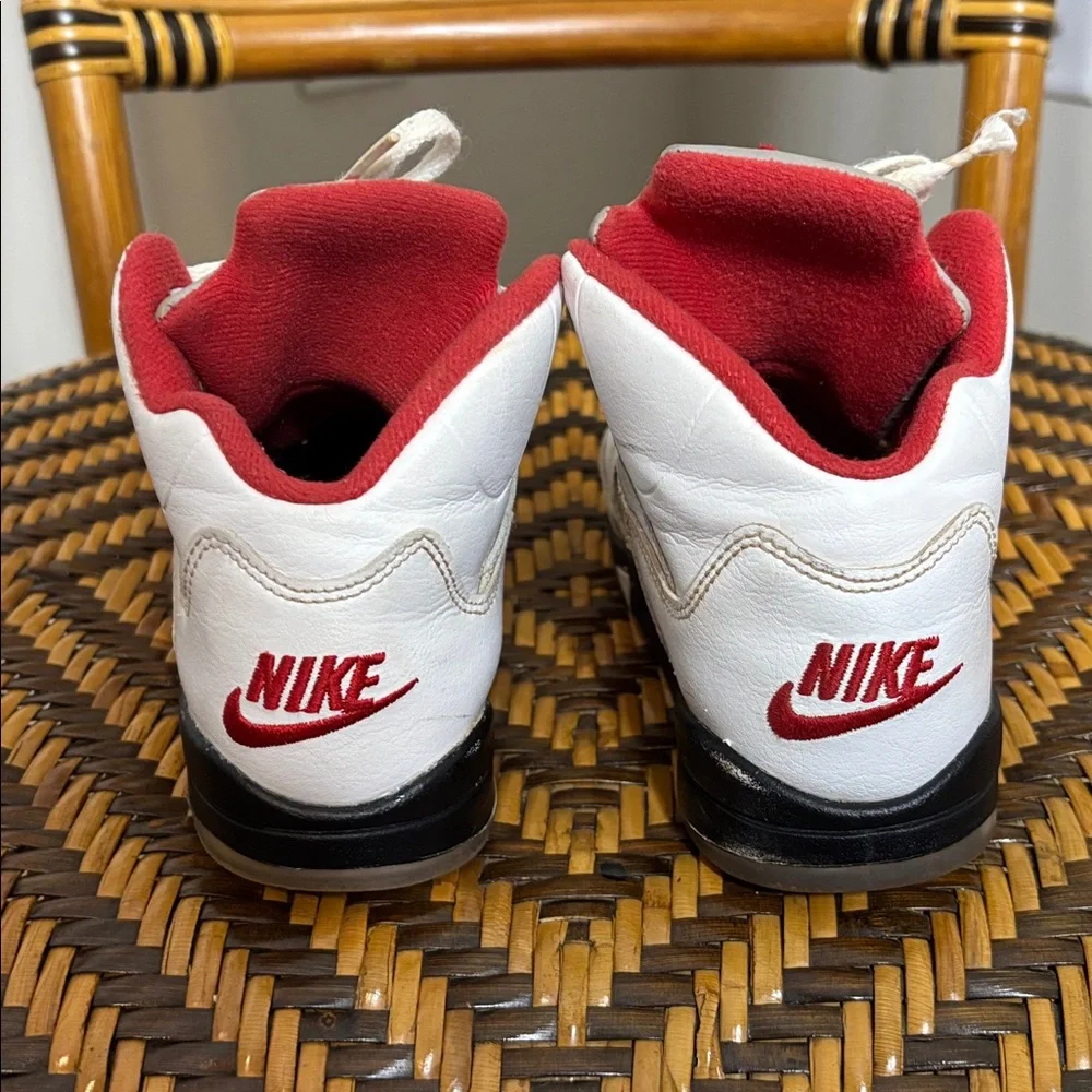 Jordan 5 Retro Fire Red Silver Tongue (PS) 13C